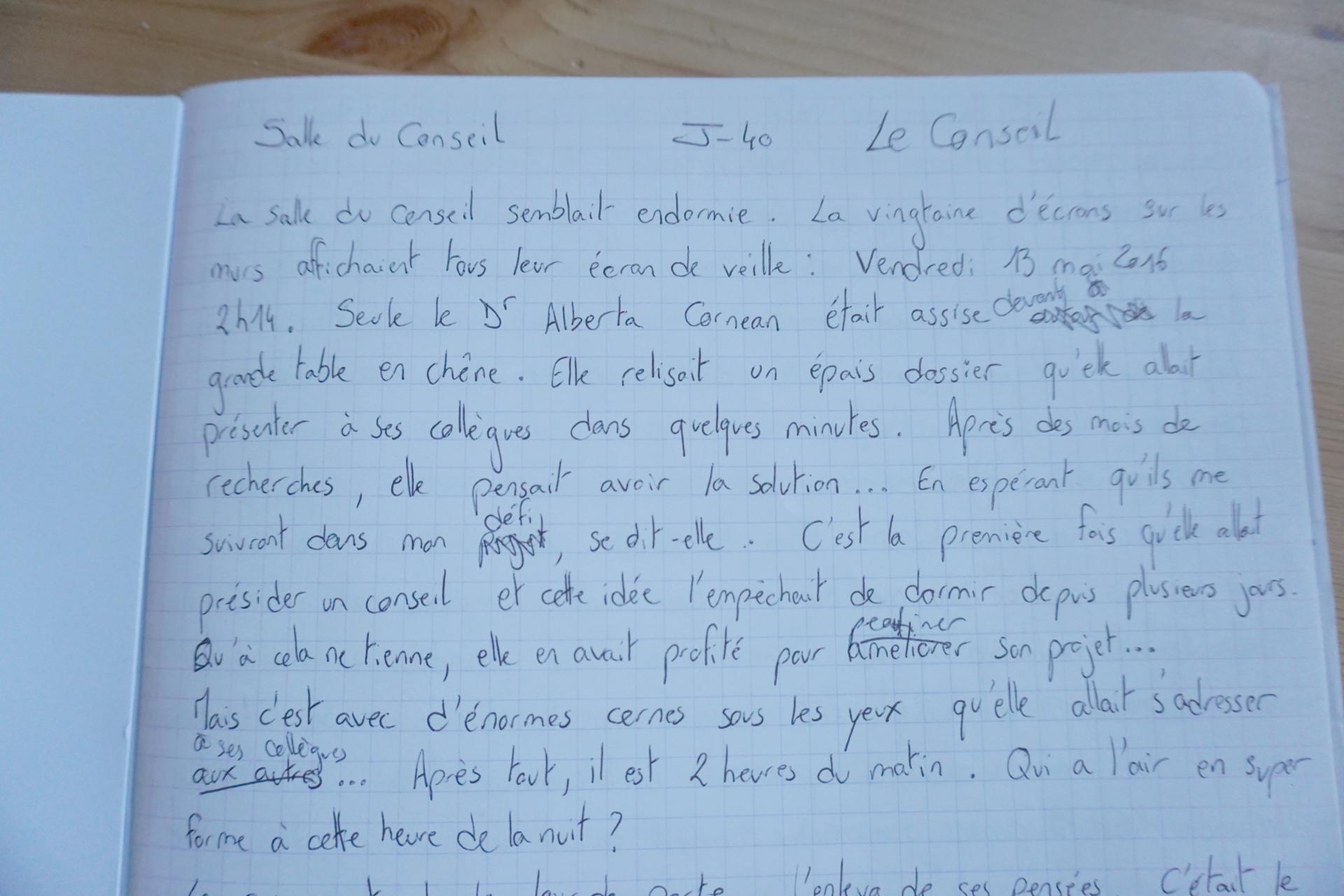 Ecriture manuscrite